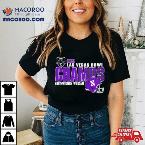 Northwestern Wildcats Champions 2023 Las Vegas Bowl T Shirt