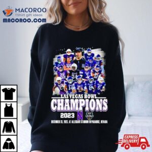 Northwestern Wildcats Football Las Vegas Bowl Champions Tshirt