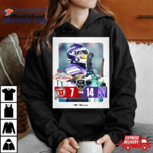 Northwestern Wildcats Win Utah Utes Srs Distribution Las Vegas Bowl Final Score Tshirt