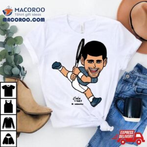 Novak Djokovic Art Cartoon Style Tshirt