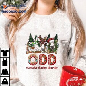 Odd Obsessive Donkey Disorder Christmas Shirt