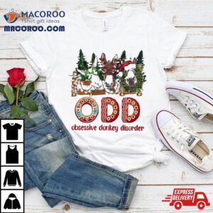 Odd Obsessive Donkey Disorder Christmas Tshirt