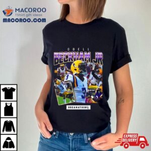 Odell Beckman Jr College X Dreamathon Retro Vintage Two Sides Tshirt