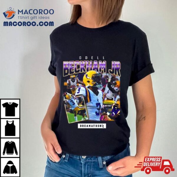 Odell Beckman Jr College X Dreamathon Retro Vintage Two Sides T Shirt