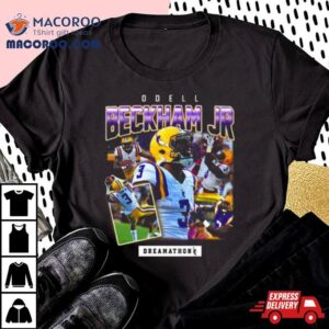 Odell Beckman Jr College X Dreamathon Retro Vintage Two Sides Tshirt