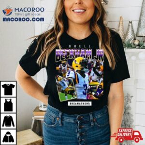 Odell Beckman Jr College X Dreamathon Retro Vintage Two Sides Tshirt