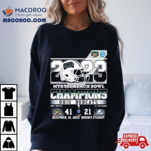 Ohio Bobcats Myrtle Beach Bowl Champions Georgia Southern Tshirt