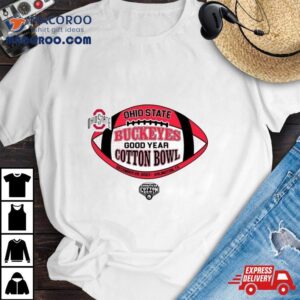 Ohio State Buckeyes Football Icon Elevated Bound Goodyear Cotton Bowl Dec Tshirt