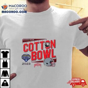 Ohio State Buckeyes Goodyear Cotton Bowl Vintage Helmet Tshirt