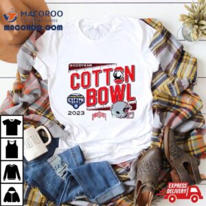 Ohio State Buckeyes Goodyear Cotton Bowl Vintage Helmet Tshirt