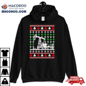 Oil Rig Pump Drill Christmas Tshirt