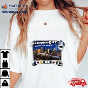 Oklahoma City Print The Town Shirt