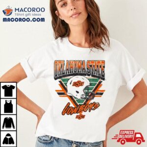 Oklahoma State Cowboys Helmet Triangle Vintage Tshirt