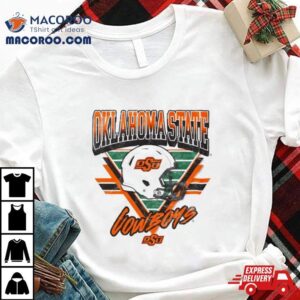 Oklahoma State Cowboys Helmet Triangle Vintage Tshirt