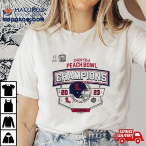 Ole Miss Rebels Playoff Peach Bowl Champions Tshirt