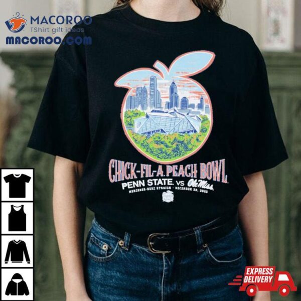 Ole Miss Vs Penn State Chick Fil A Peach Bowl 2023 Gameday Shirt