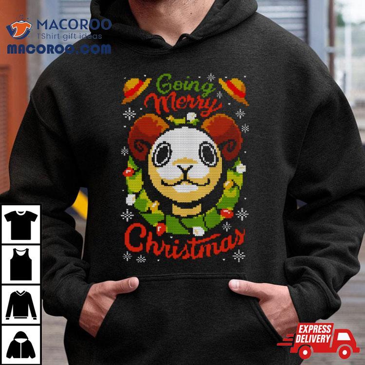 One Piece merry Christmas shirt, hoodie, sweater, long sleeve and tank top