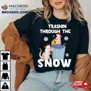 Opossums Santa Trashin Through The Snow Shirt