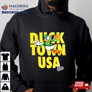 Oregon Ducks Duck Town Shootaround Tshirt