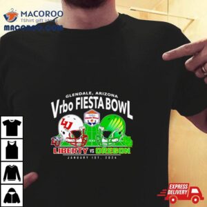 Oregon Ducks Vs Liberty Flames Fiesta Bowl Matchup T Tshirt