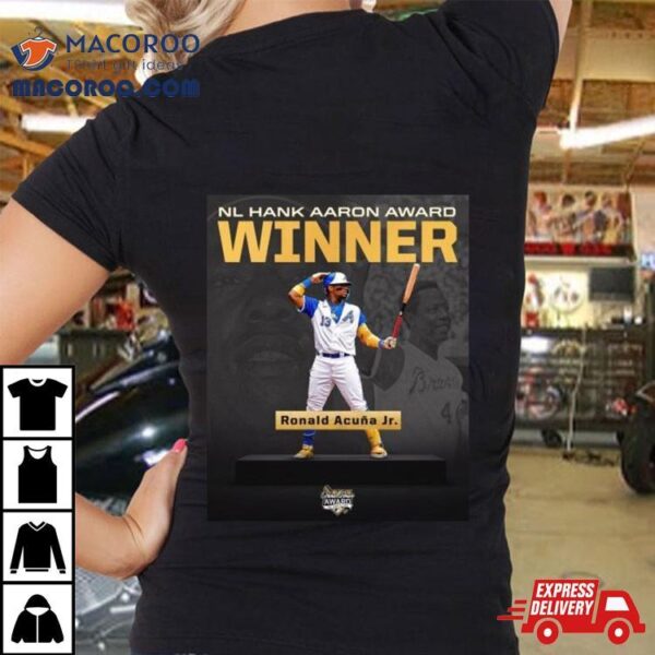 Original Ronald Acuna Jr Hank Aaron Award Winner 2023 T Shirt