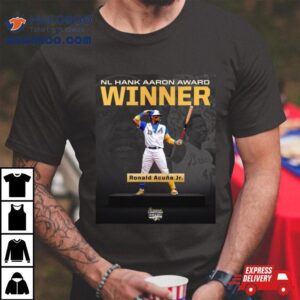 Original Ronald Acuna Jr Hank Aaron Award Winner Tshirt