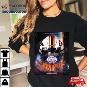 Osu Cowboy Football 2023 Taxact Texas Bowl Champions Go Pokes Shirt