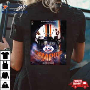 Osu Cowboy Football Taxact Texas Bowl Champions Go Pokes Tshirt