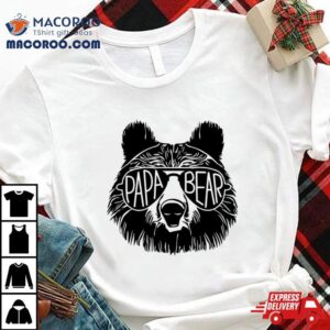 Papa Bear Sunglass Father S Day Tshirt