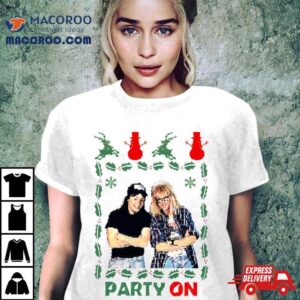 Party On Xmas Christmas Shirt