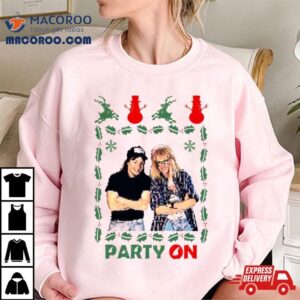 Party On Xmas Christmas Tshirt