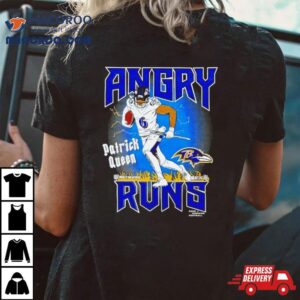 Patrick Queen Baltimore Ravens Angry Runs Vintage Shirt