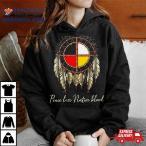 Peace Love Native Blood Vintage Tshirt