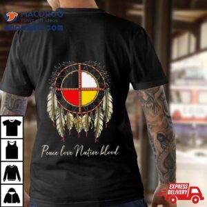 Peace Love Native Blood Vintage Tshirt