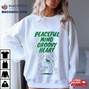 Peaceful Mind Groovy Heart Shirt