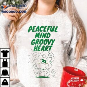 Peaceful Mind Groovy Hear Tshirt