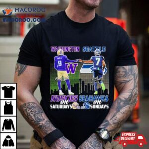 Penix Jr Washington Huskies On Saturdays And Geno Smith Seattle Seahawks On Sundays Tshirt