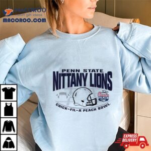 Penn State Nittany Lions Generic Helmet Peach Bowl Tshirt