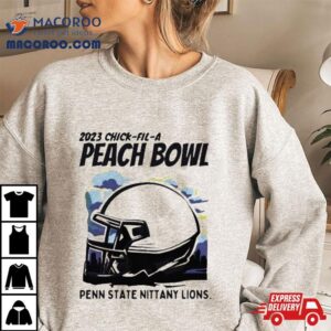 Penn State Nittany Lions Helmet 2023 Chick Fil A Peach Bowl Shirt
