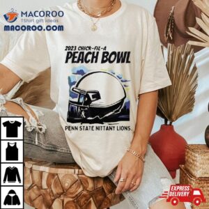 Penn State Nittany Lions Helmet Chick Fil A Peach Bowl Tshirt