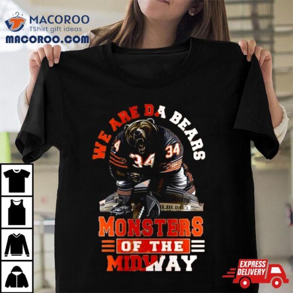 Personalized Chicago Bears We Are Bears Monsters Of The Midway T Shirt