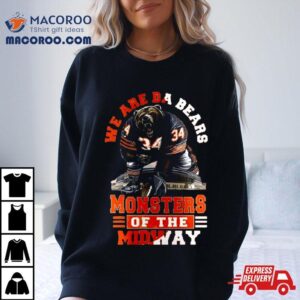 Personalized Chicago Bears We Are Bears Monsters Of The Midway Tshirt