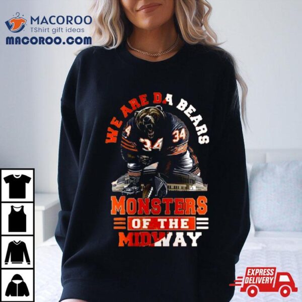 Personalized Chicago Bears We Are Bears Monsters Of The Midway T Shirt