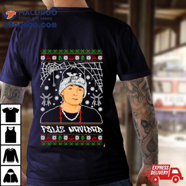 Peso Feliz Navidad Pluma Ugly Christmas Shirt