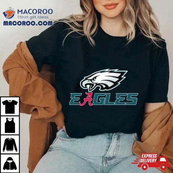 Philadelphia Eagles Alabama Crimson Tide Logo Shirt