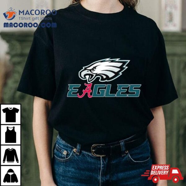 Philadelphia Eagles Alabama Crimson Tide Logo Shirt