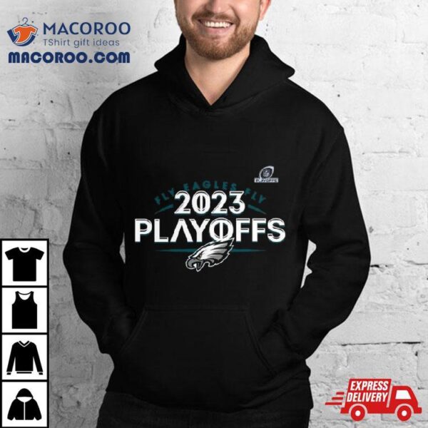 Philadelphia Eagles Fly Eagles Fly 2023 Nfl Playoffs Shirt