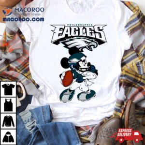 Philadelphia Eagles Mickey Mouse Football Tshirt