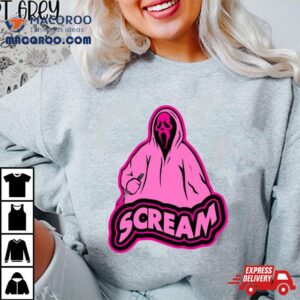 Pink Ghostface Art Lover Gifts Shirt