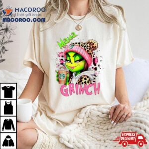 Pink Mama Grinch Leopard Shirt